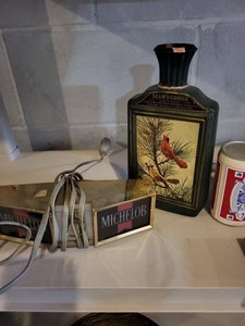 Vintage Beer Advertising & Jim Beam Decanter Barware Mixed Lot