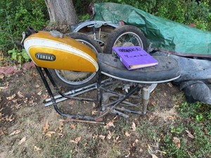 Yamaha XS650 TX650 Motorcycle Parts Project Tank Engine Wheels Seat