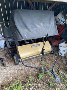 Yardworks Pull Behing Lawn Sweeper With Catcher Bag Attachable Yard Tool