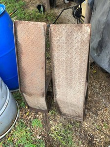 Pair of Heavy Steel Car Ramps