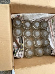 Vintage Clear Glass Utility Pole Insulators Embossed Made In U.S.A.