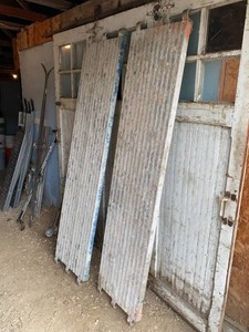 Pair of 7 Ft  Scaffolding Walk Boards Ribbed Hook End Planks