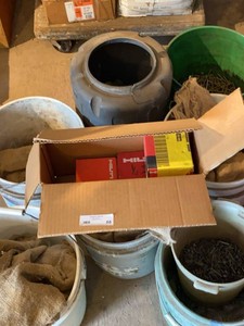 Group Hilti Misc Hardware Fasteners Anchors Boxed Lot Good Condition