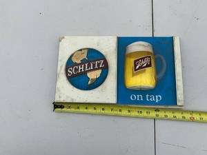 Vintage Schlitz Beer On Tap 3D Advertising Wall Plaque Sign