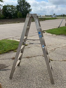 Werner Craftmaster 1376 6 Ft Aluminum Stepladder Type I 250 Lb