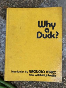 Why a Duck Hardcover Book Groucho Marx Richard J. Anobile Vintage