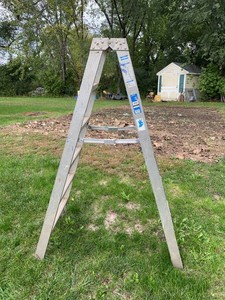 Werner T376 6 Ft Aluminum Type I Industrial Step Ladder 250 lb
