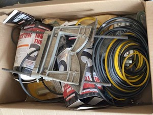 Group of HallMaster Inner Tubes, Cords, Sawhorse Brackets & Hardware