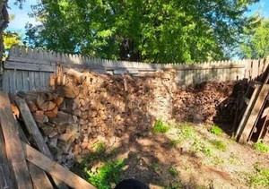 Lot of Split Firewood