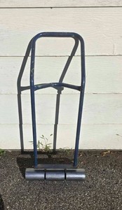 Unmarked Steel Handled 3 Roller Floor Turf Roller Tool