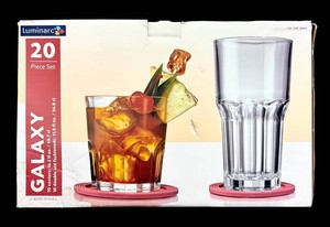 LL - Glass Tumblers - Luminarc Galaxy Cooler & Double Old Fashioned Set
