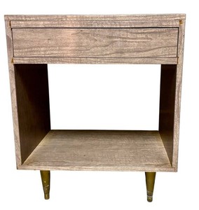 LLS - Vintage Side Table With Drawer and Open Shelf