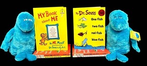 LLS - Dr. Seuss Books & Big Fish Plush - 6 Books, 2 Stuffed Animals