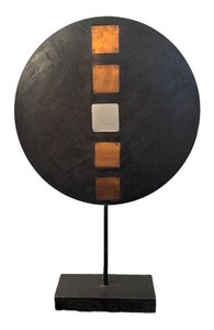 LR - Geometric Abstract Double-Sided Sculpture