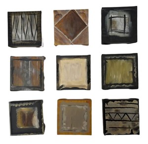 FR - Set of Nine Abstract Art Prints by Jennifer Sickman