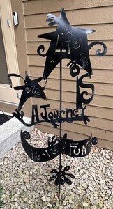 FY - Life Is a Journey Outdoor Metal Decor