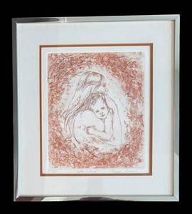 LR - Mother and Child Limited Edition Print by Barbara Domroe