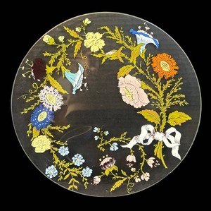 LR - Dorothy C. Thorpe Wildflowers and Ribbon Serving Platter