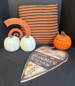 LR - Accent Pillow, Pumpkins, Kitchen Sign and More