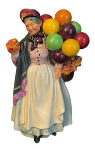 K - Royal Doulton Biddy Pennyfarthing Figurine