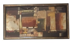 FR - Strata Abstract Framed Art Print by Jonathan Parsons