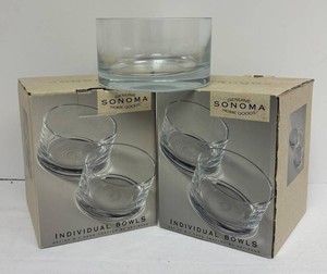 LLR - 4 Sonoma Glass Bowls