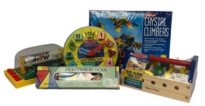 LLR - Melissa & Doug, Crystal Climbers, Fraction Blocks and More