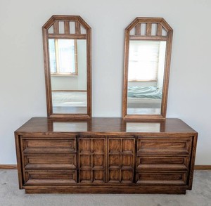 MB - Vintage Dresser With Mirrors - American of Martinsville