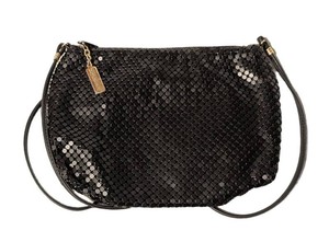 UL - Vintage Mesh Purse - Whiting & Davis Black Metal Handbag