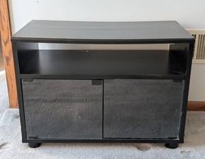 MB - TV Stand - Black Media Console