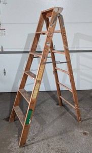 G - Wood Step Ladder - Tilley 6ft