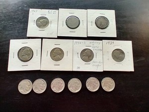 Nickel Lot - War Nickel, V Nickels, Buffalo Nickels, Etc