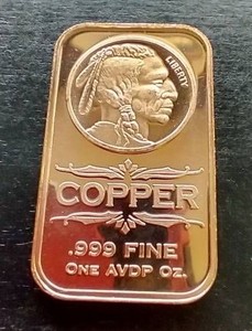 1 oz Copper Bar