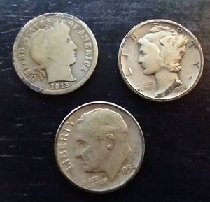 (3) Silver Dimes