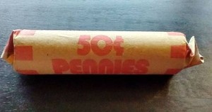 Partial Wheat Penny Roll