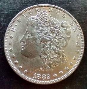Beautiful 1882 Morgan Dollar