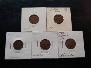 (5) Error Pennies