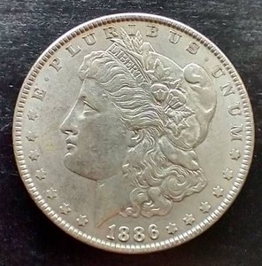 1886 Morgan Dollar