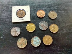 Small Penny Lot - 1912, Uncirculated 1957, Etc