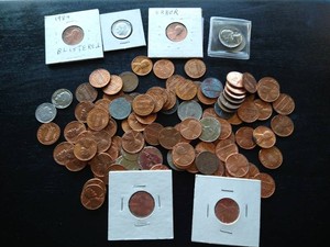 Mixed Coin Lot - Silver Dime, Errors, Etc