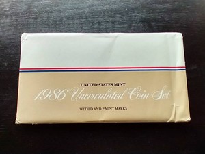 1986 U.S. Mint Uncirculated Set