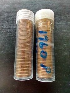 (2) Uncirculated Penny Rolls - 1960 & 1963-D
