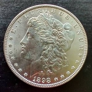 Beautiful 1898 Morgan Dollar