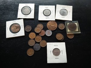 Vintage Foreign Coin Lot - Mostly Canadian
