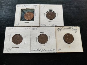 (5) Error Pennies