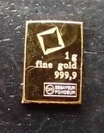 Valcambi Suisse 1 Gram Gold Bar