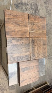 Cherry Premade Slab 12x12, thicknesses varies-Lot of 5