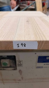 Red Oak Premade Slab 12x12, thicknesses varies-Unfinished-Lot of 5