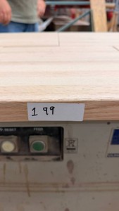 Red Oak Premade Slab 12x12, thicknesses varies-Unfinished-Lot of 5