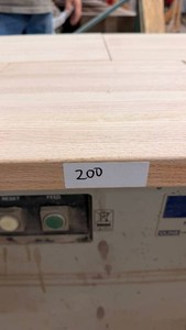 Red Oak Premade Slab 12x12, thicknesses varies-Unfinished-Lot of 5